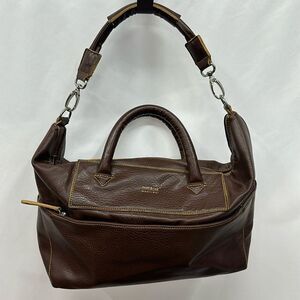 Matt & Nat Brown Satchel with Silver Details